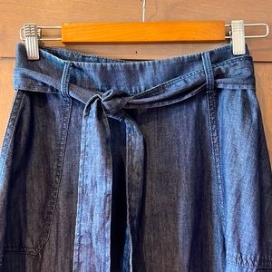 Talbots 6P Denim A Line Skirt